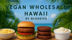 BLONDIES -
A VEGAN/PLANT-BASED WHOLESALE PRODUCER IN
HONOLULU, HAWAII at Blondies Vegan Proteins + Cafe Hawaii in Honolulu