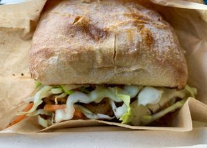 Blondie’s BBQ Sandwich  at Blondies Vegan Proteins + Cafe Hawaii in Honolulu