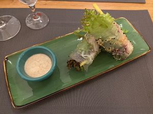 Almost Nude mit Tofu (Sommerrollen)  at Ginko - das glutenfreie Restaurant in Kassel