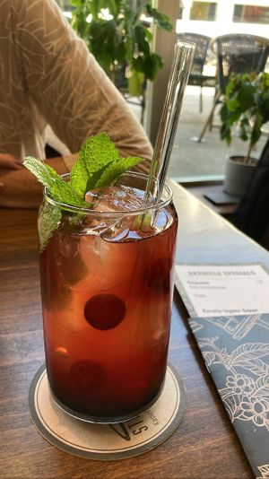 Blueberry lemonade 🫐 So refreshing   at Stadtcafe Kassel in Kassel