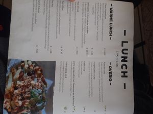 Menu 1 at Strandpaviljoen Paal 10 in Ouddorp