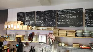 Menu at Chez Albert in La Rochelle