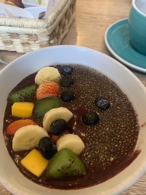  The acai bowl. It tasted good! However small portion and watery   at Colo Coffee Andes in Bogota
