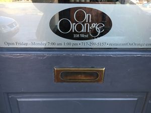 Hours have changed at On Orange in Lancaster