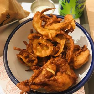 Onion rings  at GORYA in Brussels