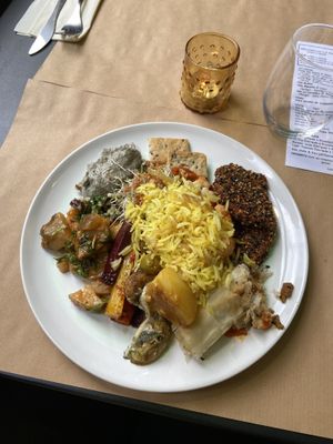 Lunch plate  at GORYA in Brussels