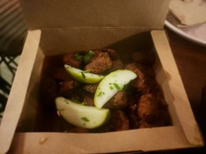 Chorizo - Takeaway box at Otto Champagneria & Beer Hall in Wellington