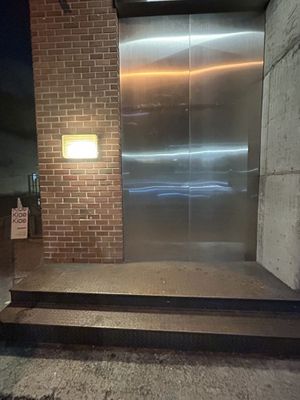 Entry was quite inconspicuous.. if you think this is the door, you’d be wrong.  There’s actually a giant glass door to the right.    at mtl cafe & bakery in Seoul