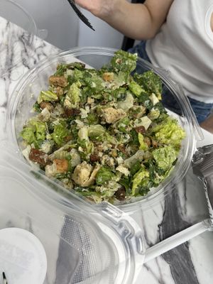 Caesar Salad with Tofu  (Vegetarian option)  at Supreme Salads in Stony Brook