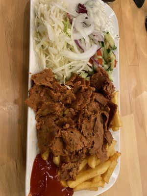 Veganer Dönerteller  at Evims Restaurant in Verl