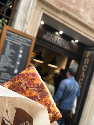 Tomato & Oregano Focaccia  at Focacceria Genovese in Verona