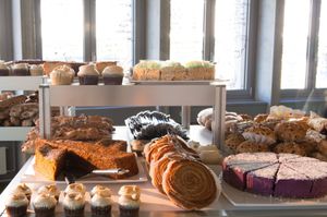 Seat vegan Buffet at Vegan Kitchen in Zurich