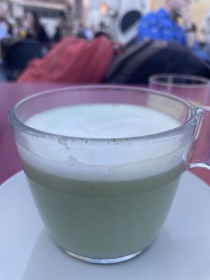 Chai latte  at Samsara in Barcelona