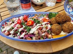 Falafelsalade at FLFL Nijmegen in Nijmegen