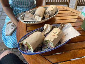 Spicy XL Falafel Wraps at FLFL Nijmegen in Nijmegen