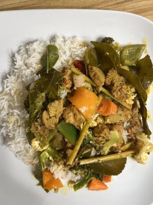 Vegan Thai Curry   at Janelle's Vegan Kitchen in Amherst
