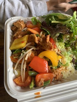   at Janelle's Vegan Kitchen in Amherst