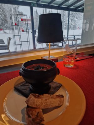   at Restaurant Punakettu in Luosto