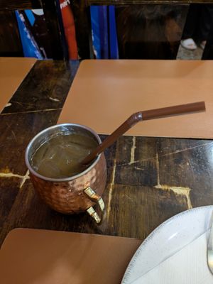 Iced Lemon Tea at Rajdarbar Indian Restaurant in Chiang Mai