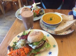 My meal at Toucan Cafe in Minehead