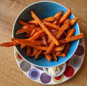 Sweet Potato Fries (7/10) at Toucan Cafe in Minehead