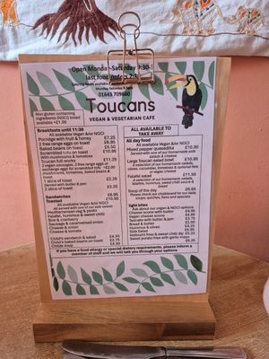  at Toucan Cafe in Minehead
