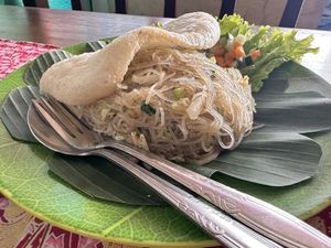 Delicious noodles  at Warung Indonesia in Kuta