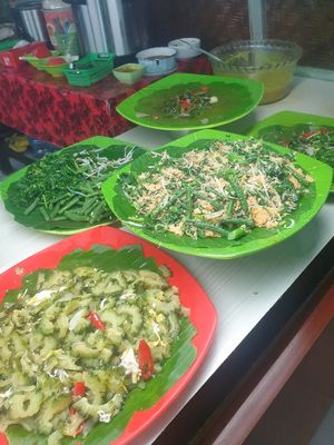 Counter options at Warung Indonesia in Kuta