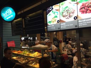 vegetarian food stand, excellent and cheap! at BKK - Veg Stall Food Court - T21 in Bangkok