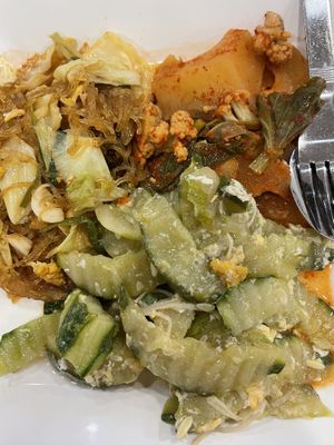 3 for 40THB  at BKK - Veg Stall Food Court - T21 in Bangkok