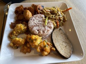 60 baht  at BKK - Veg Stall Food Court - T21 in Bangkok