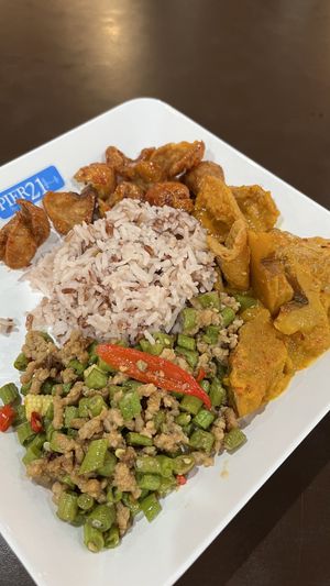 40baht  at BKK - Veg Stall Food Court - T21 in Bangkok