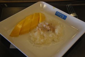 mango sticky rice at BKK - Veg Stall Food Court - T21 in Bangkok