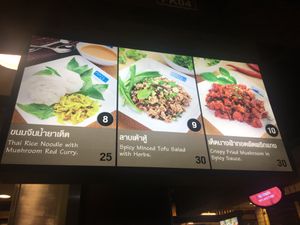 Additional menu  at BKK - Veg Stall Food Court - T21 in Bangkok
