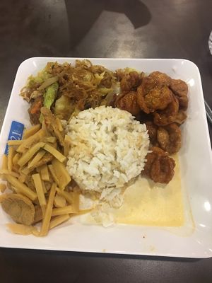 Mix of dishes at BKK - Veg Stall Food Court - T21 in Bangkok