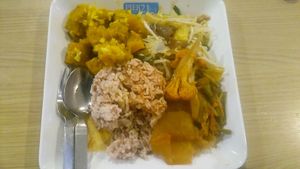 Different dishes at BKK - Veg Stall Food Court - T21 in Bangkok