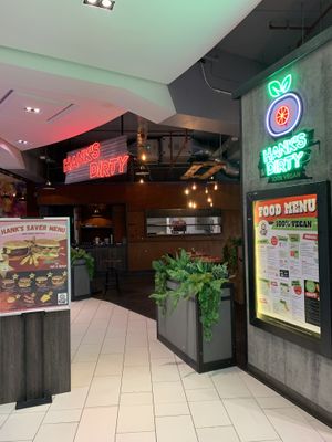 opposite the castle   at Hank's Dirty Norwich in Norwich