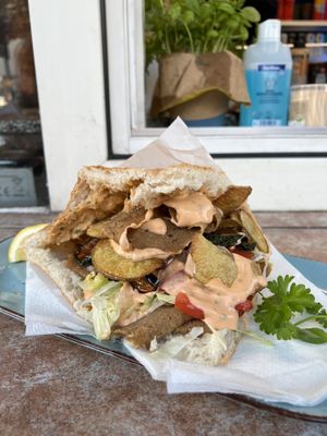 Veganer Döner  at Kebap Delüüxe in Darmstadt