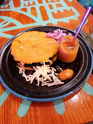 Arepas at Alebrijes in Wiesbaden