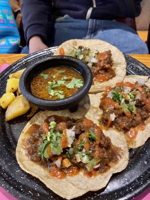 Tacos Birria  at Alebrijes in Wiesbaden