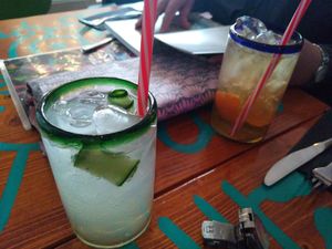 Homemade lemonades at Alebrijes in Wiesbaden