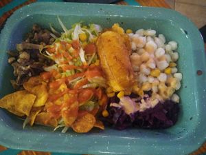 Ceviche (cold, like a salad) at Alebrijes in Wiesbaden