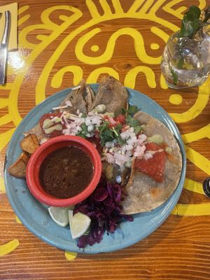 Tacos! 4 different kinds!   at Alebrijes in Wiesbaden