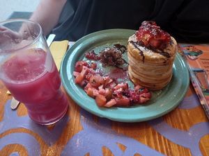 Nasty pancakes at Alebrijes in Wiesbaden