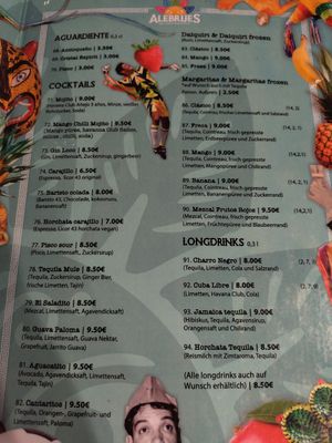 Getränke at Alebrijes in Wiesbaden