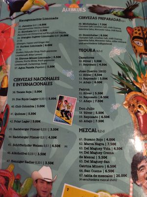 Getränke at Alebrijes in Wiesbaden