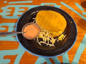 Arepas at Alebrijes in Wiesbaden