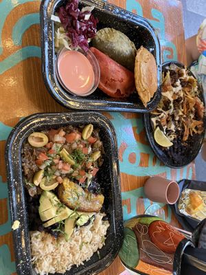 Empandas, ropa vieja, chilaquiles   at Alebrijes in Wiesbaden