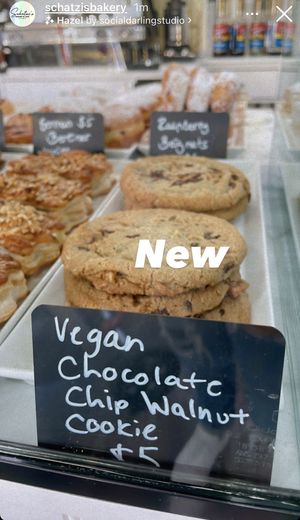 Chocolate chip walnut cookie  at Schatzi's Bakery & Cafe in Sherman Oaks