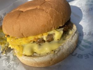 Double cheese burger  at VeBurger in Bristol